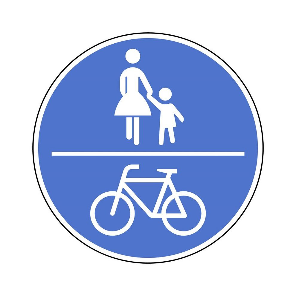 Schild Fuß- und Radweg