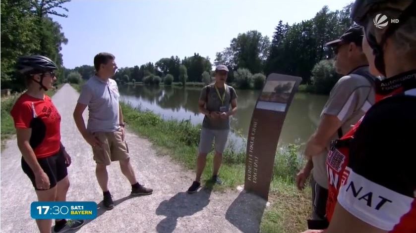 Screenshot des Fernsehberichts über Dachau