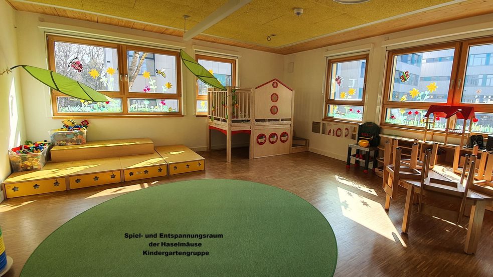 Spiel und Entspannungsraum der Haselmäuse Kindergartengruppe