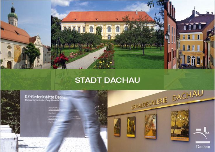 Postkarte der Stadt Dachau