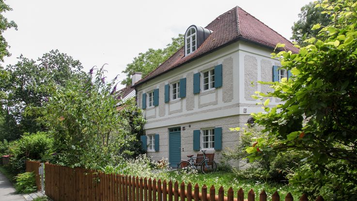 Fotografie des Hauses "alte Moosschweige" in Dachau