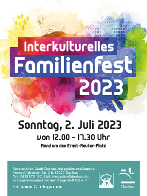 Flyer zum Interkulturellen Familienfest 2023