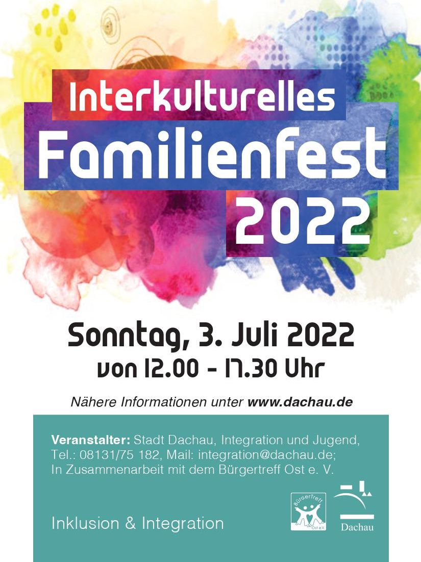 Plakat Famlienfest 2022