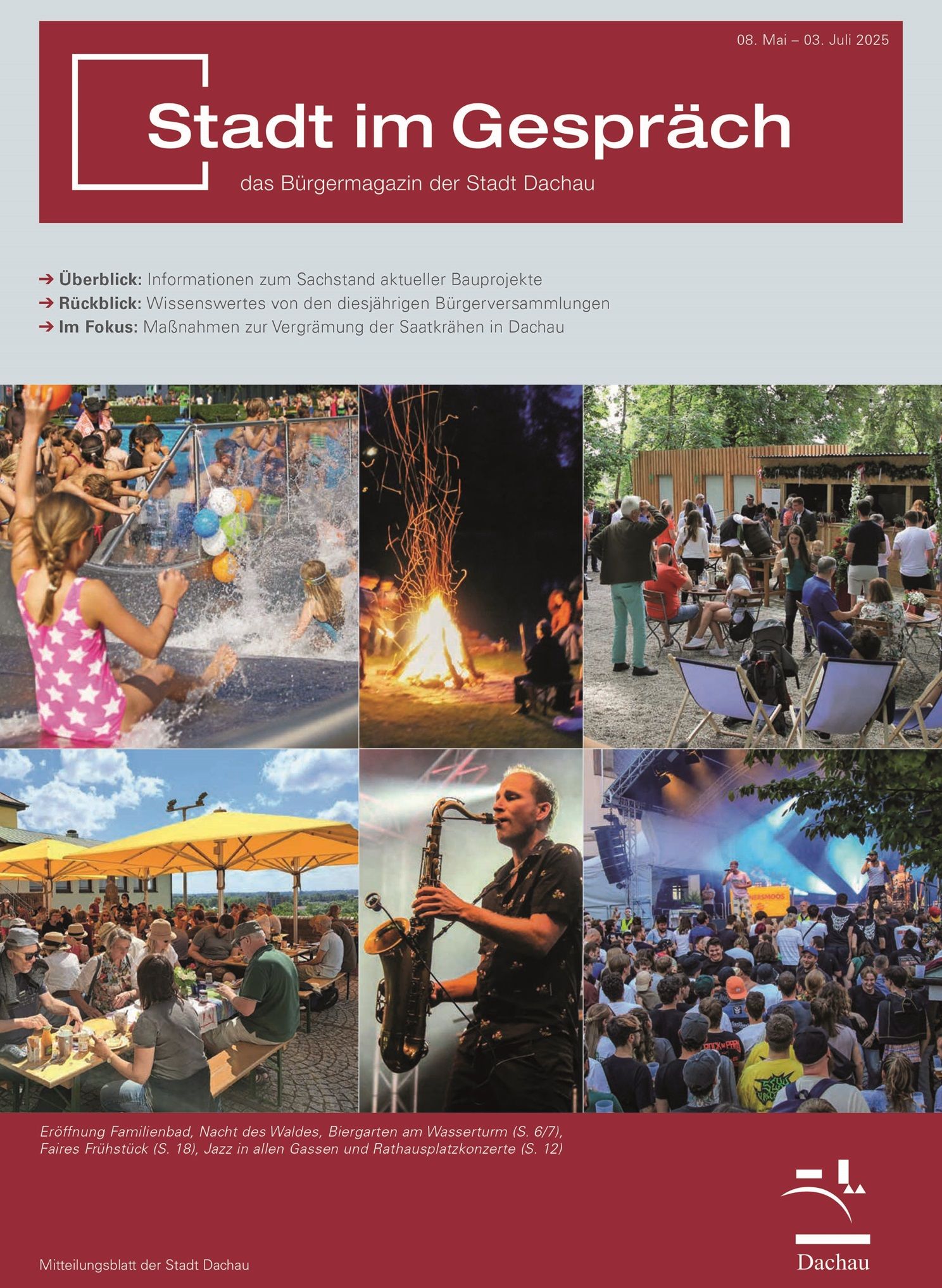 Bürgermagazin der Stadt Dachau, Ausgabe Mai 2025
