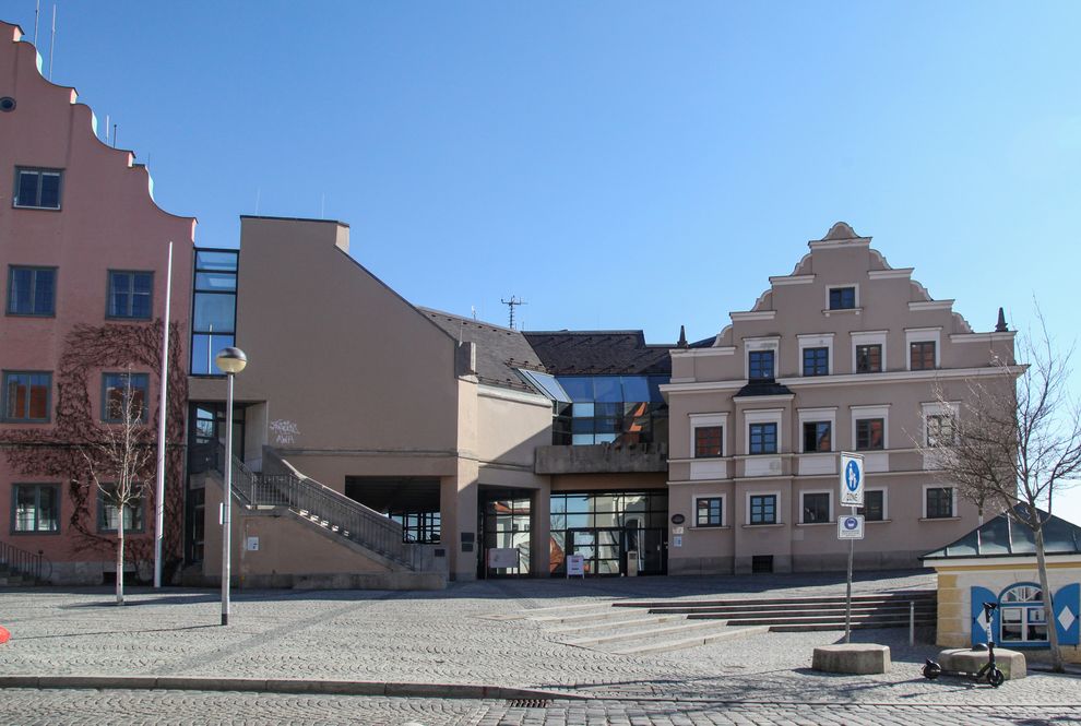 Blick auf das Dachauer Rathaus