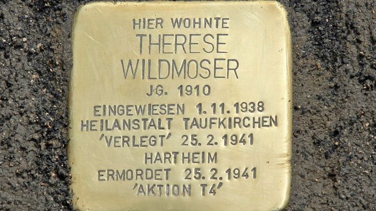 Abbildung eines Stolpersteins