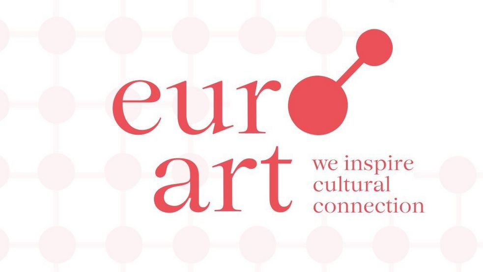 Logo euroArt mit Subline "we inspire cultural connection"