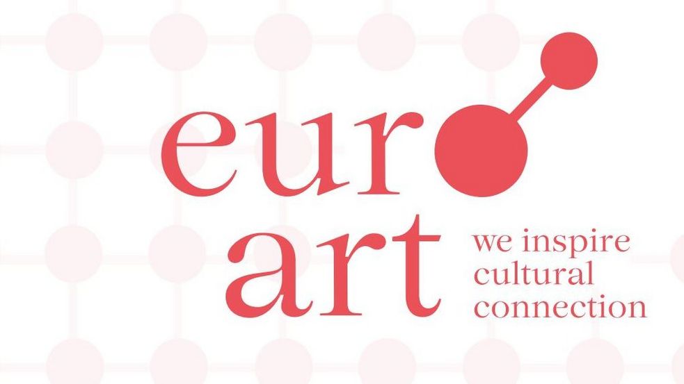 Logo euroArt mit Subline "we inspire cultural connection"