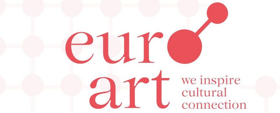 Logo euroArt mit Subline "we inspire cultural connection"