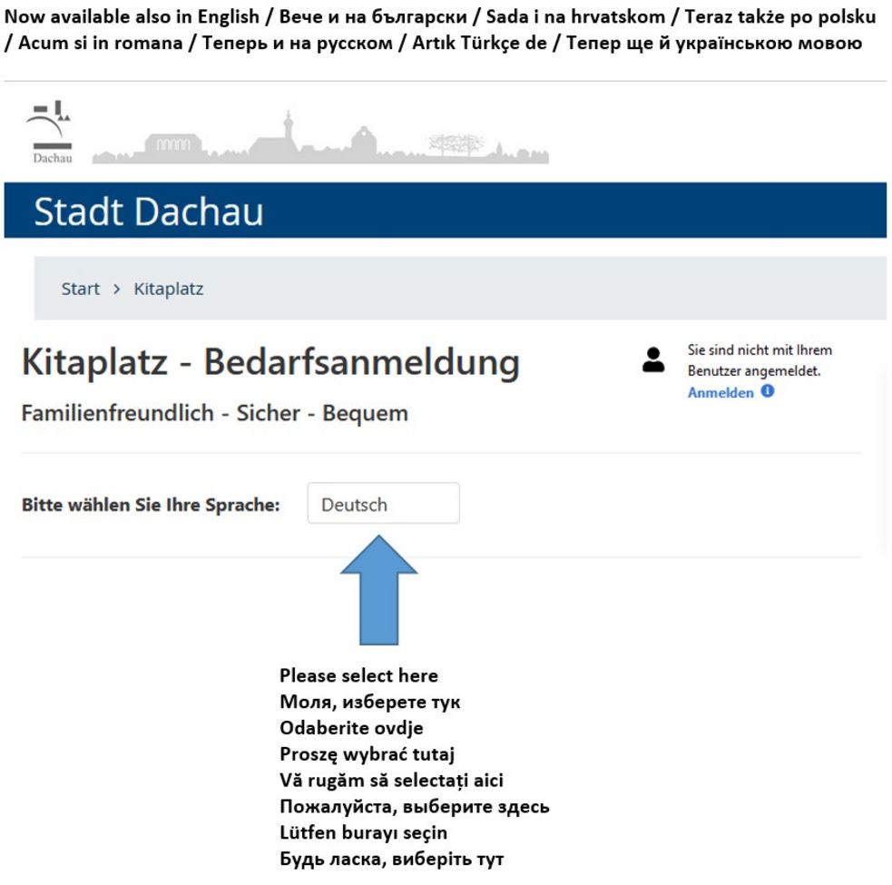 Kitaplatz Anleitung