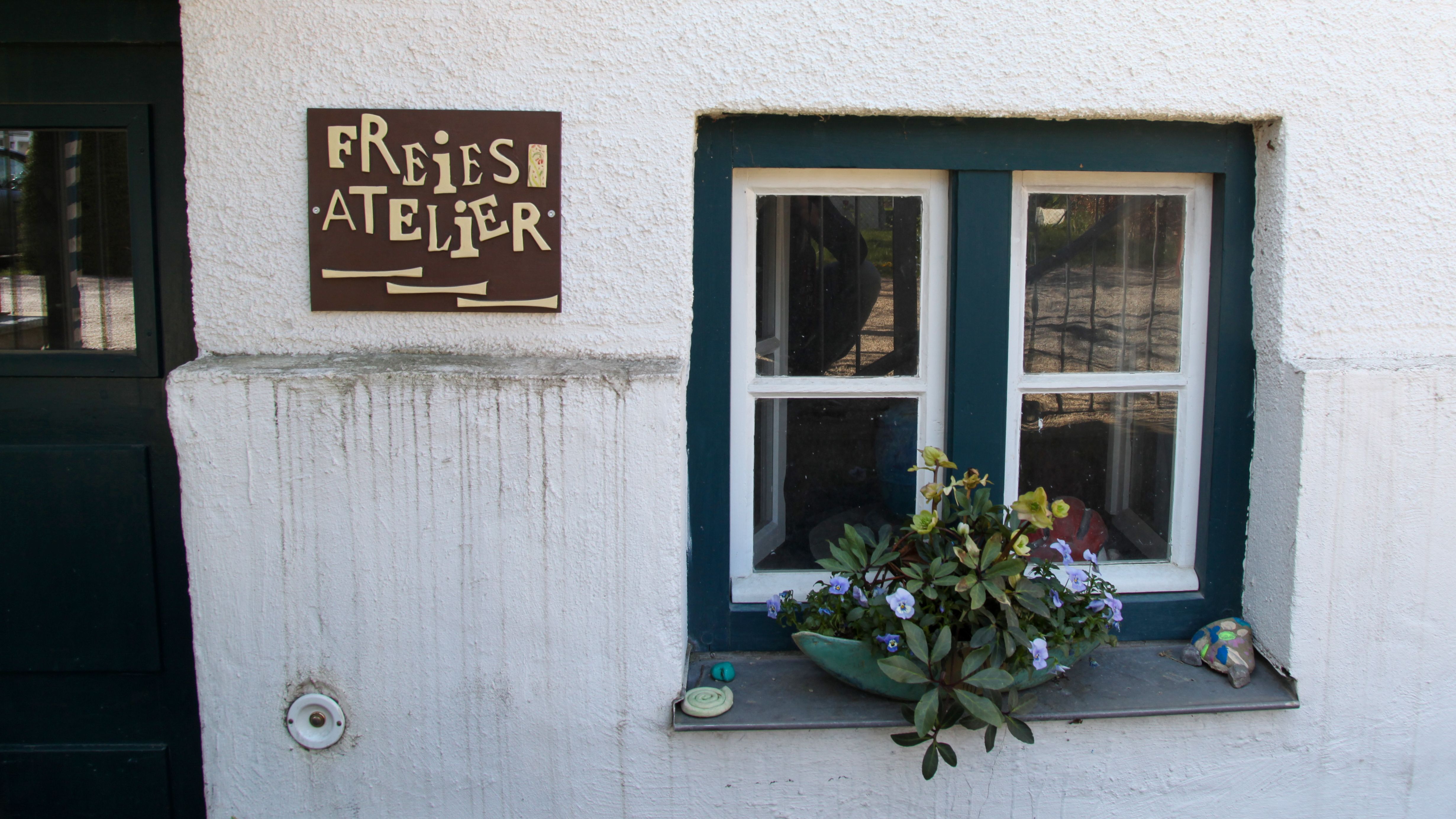 Ruckteschell-Villa, Eingang zum Atelier heute