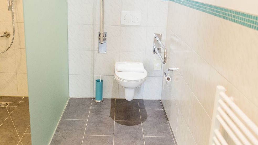 Barrier-free bathrooms Hotel DAH-Inn, Photo: Hotel DAH-Inn