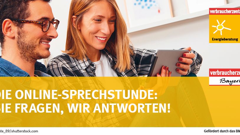 Paar in der Online-Sprechstunde