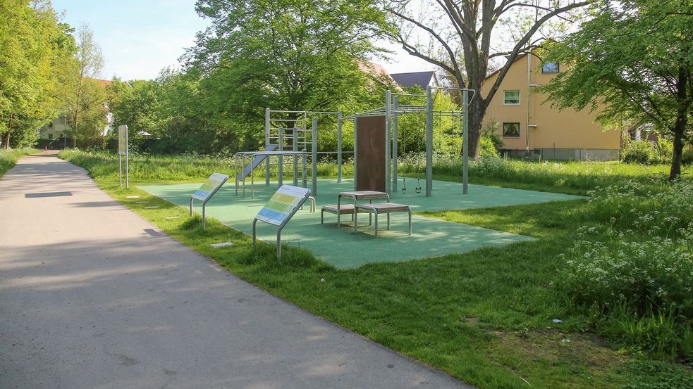 Calisthenics-Anlage an der Amper in Dachau