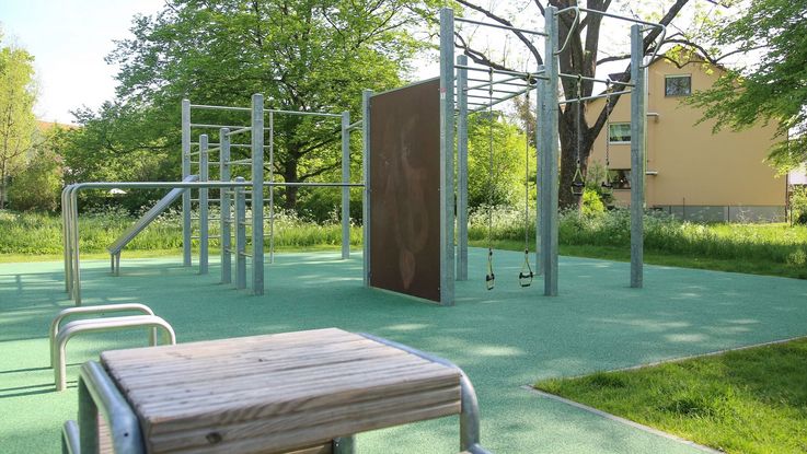 Calisthenics-Anlage an der Amper in Dachau