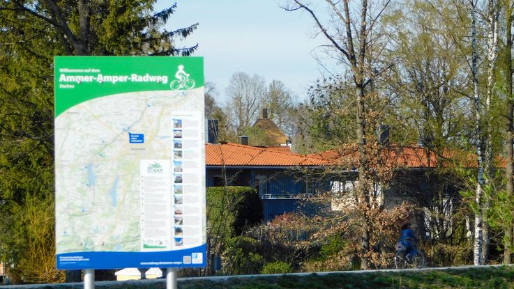 Ammer-Amper cycle track near Dachau, Photo: City of Dachau