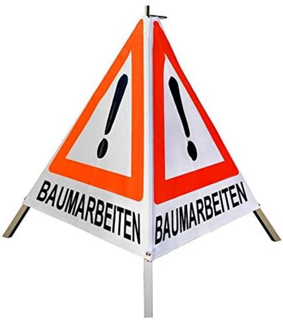 Warnaufsteller für Baumarbeiten