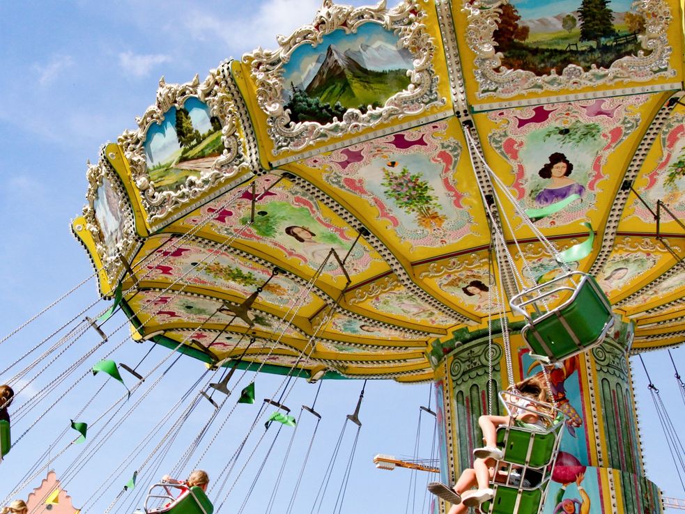 Kettenkarussell Volksfest Kettenkarussell Volksfest