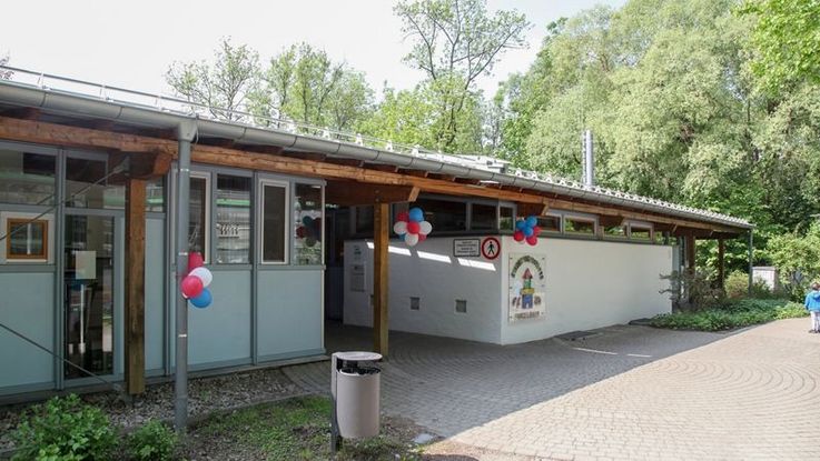 Außenansicht Kindergarten Purzelbaum Dachau