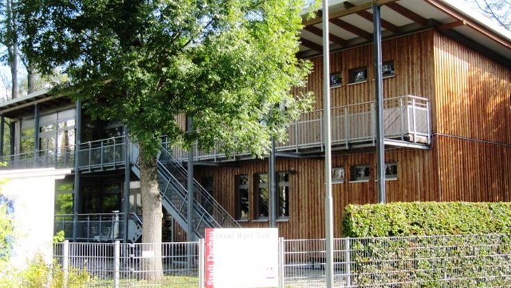 Außenansicht Kindergarten Insel Hort Süd