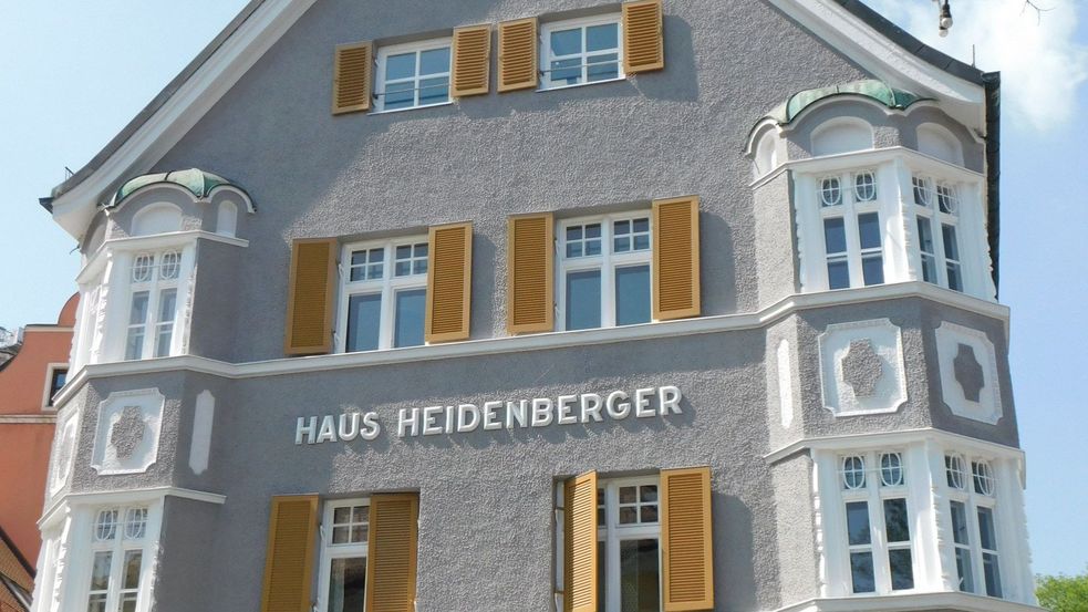 Foto vom Haus Heidenberger in der Dachauer Altstadt. Foto: Stadt Dachau_P. Töpperwien